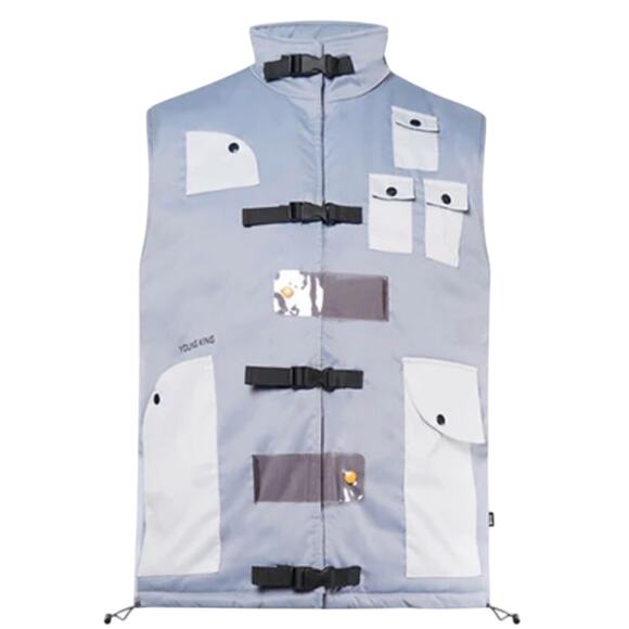 The Hideout Clothing x YK Osiris YK Tech Utility Puffer Vest, Size XXL MSRP $100 - Picture 4 of 14